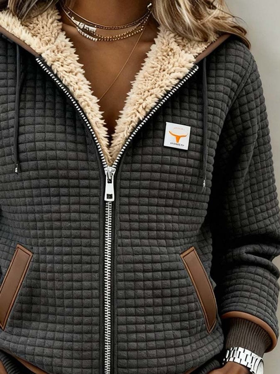 Lisa™ | Gewatteerde Vest Met Sherpavoering En Capuchon