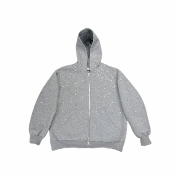 Nova™ | Hoodie met Glitters en Rits