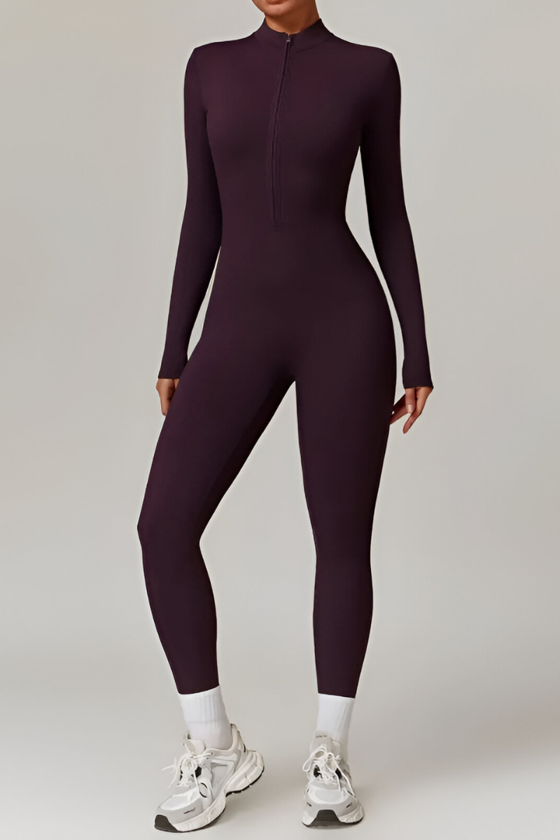 Selara | Thermische fleece jumpsuit met rits