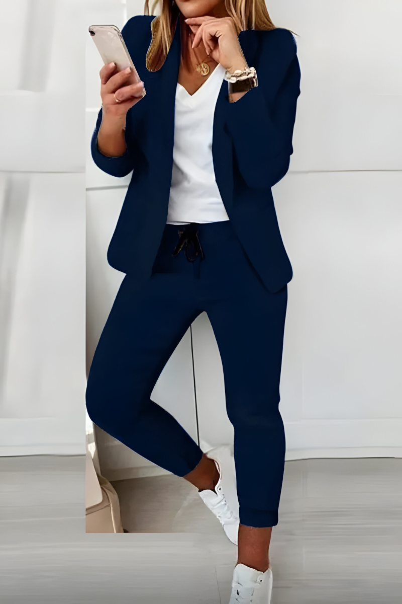 Amie | Elegante blazer en broek set