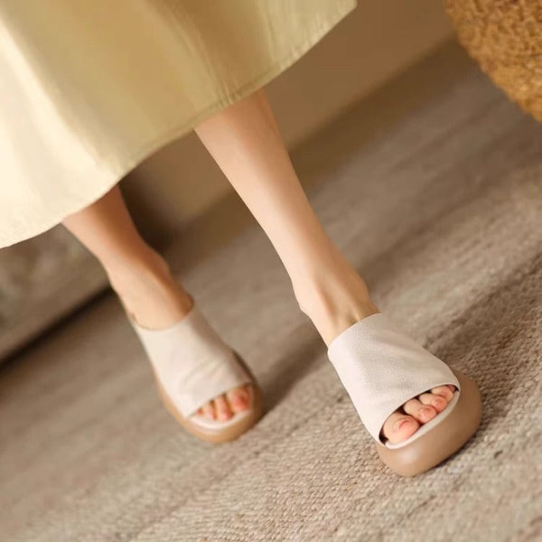 Evie™ | Comfortabele Slippers met Hak en Zachte Comfortzool