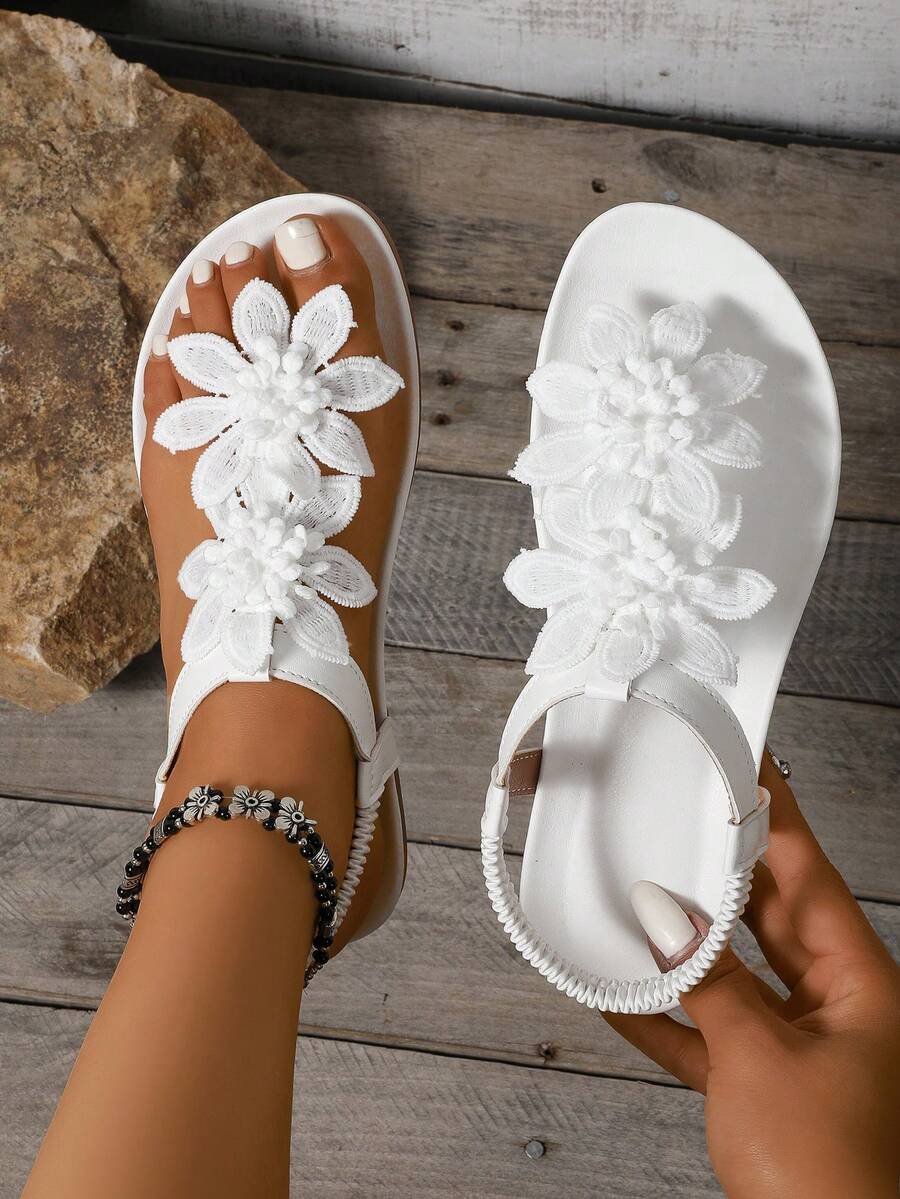 Floréa™ | Gebloemde Comfortabele Sandalen met Ondersteunend Voetbed