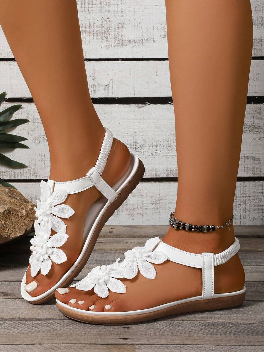 Floréa™ | Gebloemde Comfortabele Sandalen met Ondersteunend Voetbed