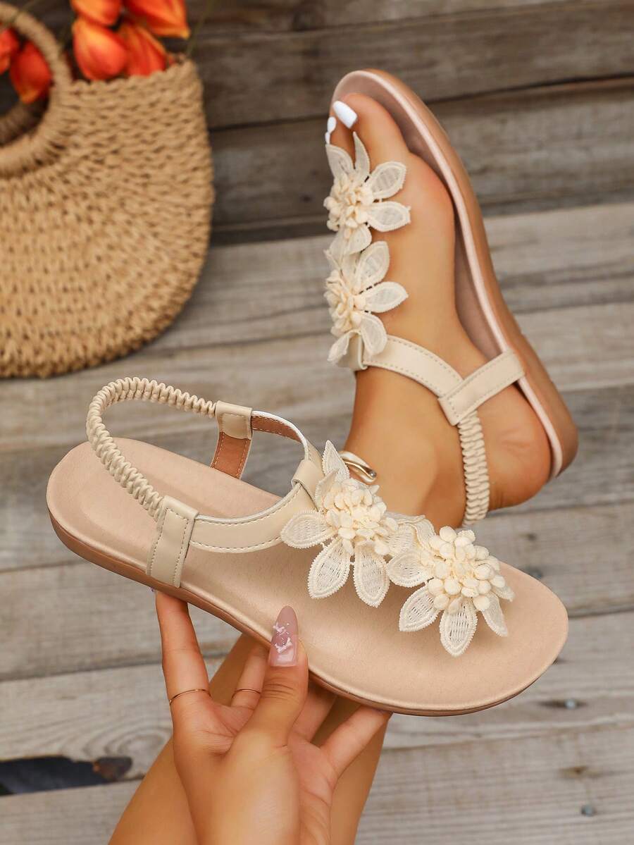 Floréa™ | Gebloemde Comfortabele Sandalen met Ondersteunend Voetbed