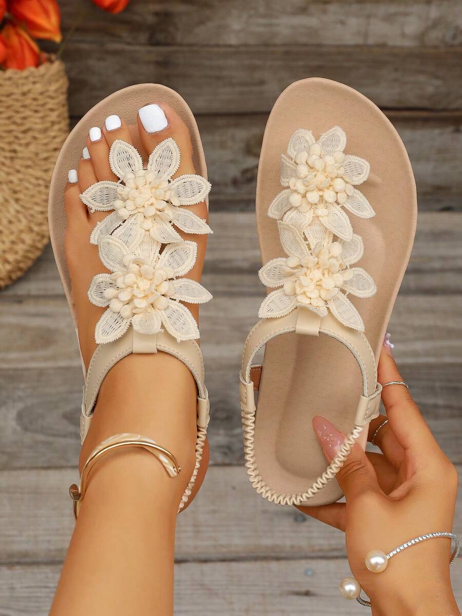 Floréa™ | Gebloemde Comfortabele Sandalen met Ondersteunend Voetbed