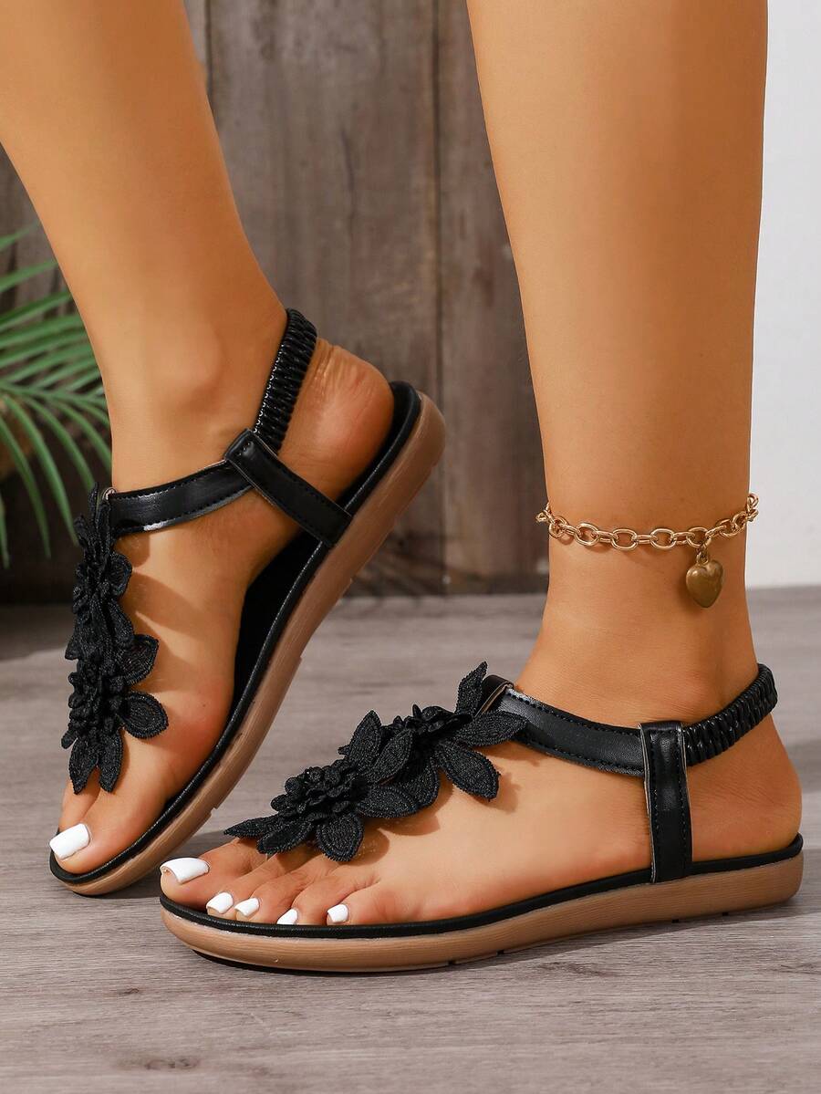 Floréa™ | Gebloemde Comfortabele Sandalen met Ondersteunend Voetbed