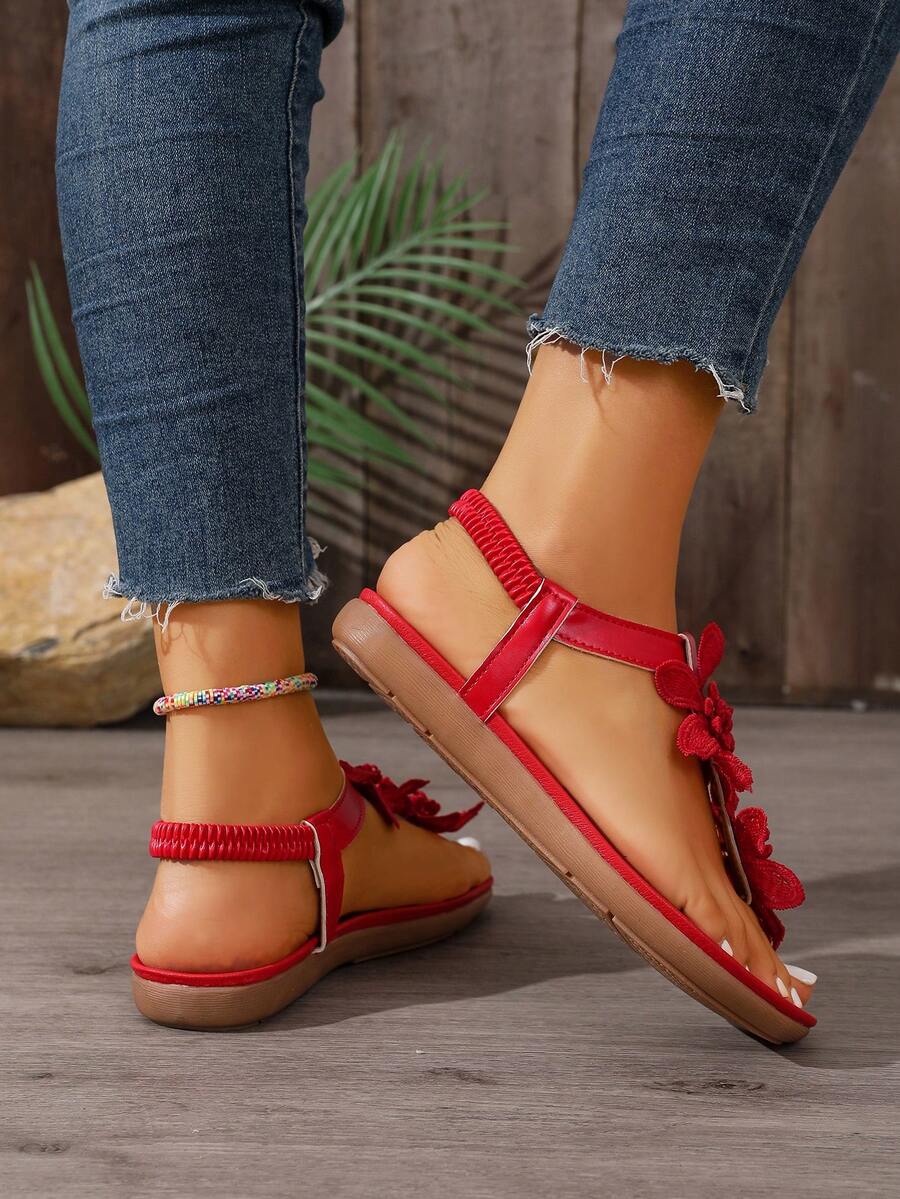 Floréa™ | Gebloemde Comfortabele Sandalen met Ondersteunend Voetbed