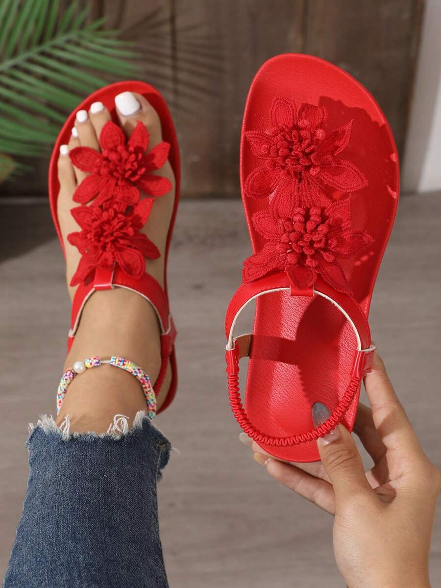 Floréa™ | Gebloemde Comfortabele Sandalen met Ondersteunend Voetbed