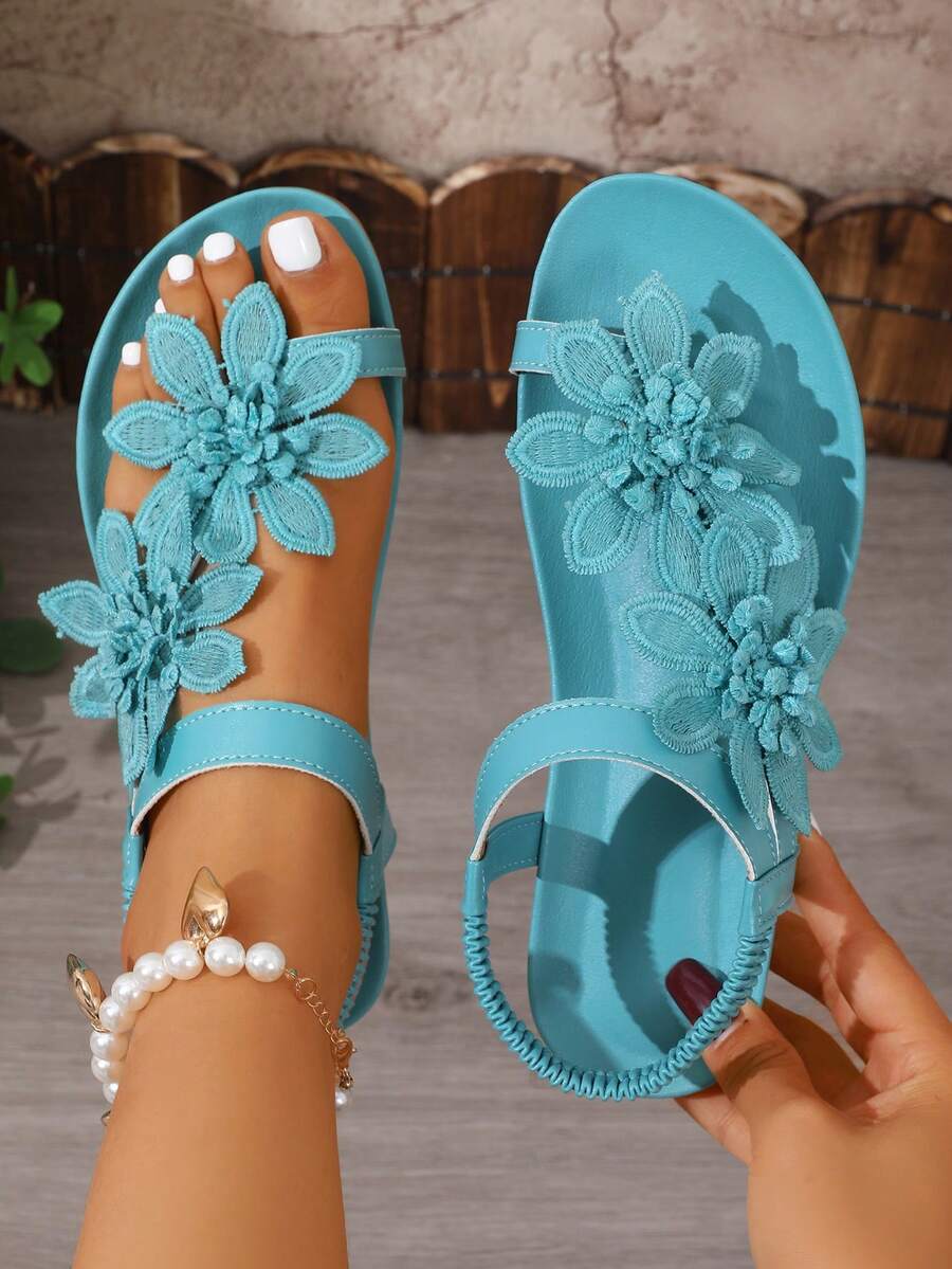 Floréa™ | Gebloemde Comfortabele Sandalen met Ondersteunend Voetbed