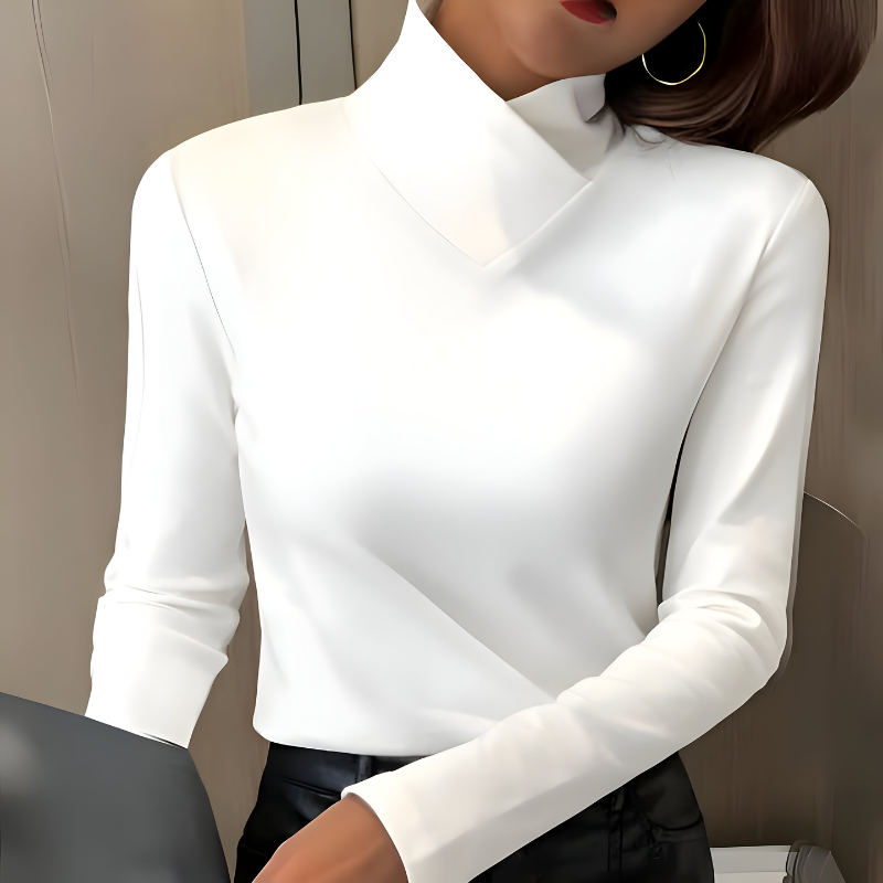 Mira | Elegante Minimal Lange Mouw Top