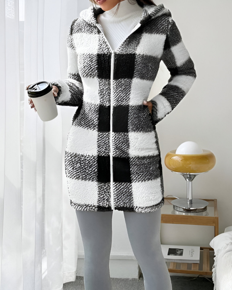 Zari | Moderne Warme Jas met Capuchon