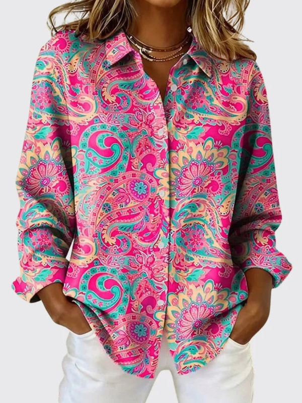 Florence™ | Elegante Blouse met Paisleyprint