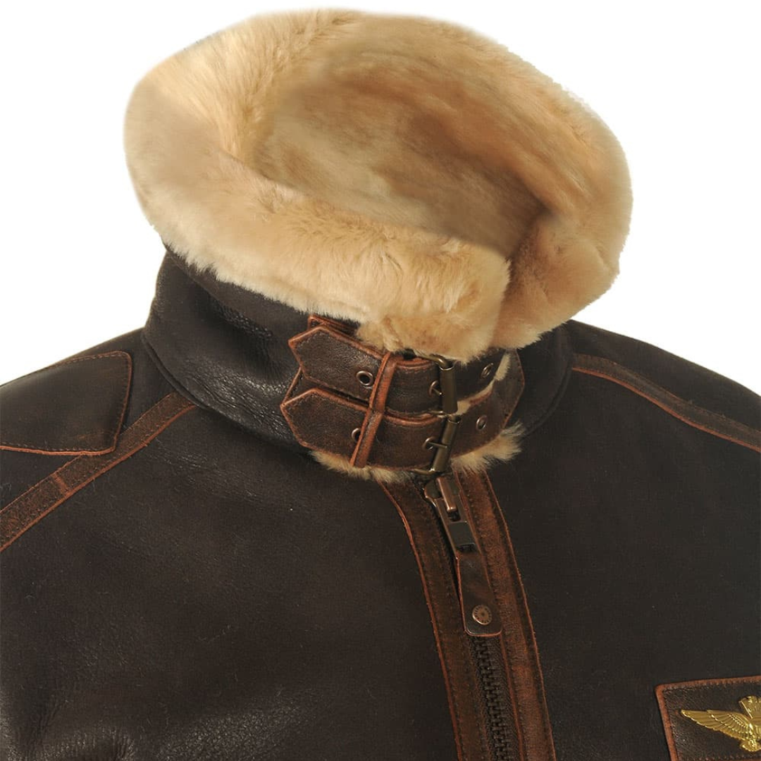 Eamon™ | Klassieke shearling aviator jas