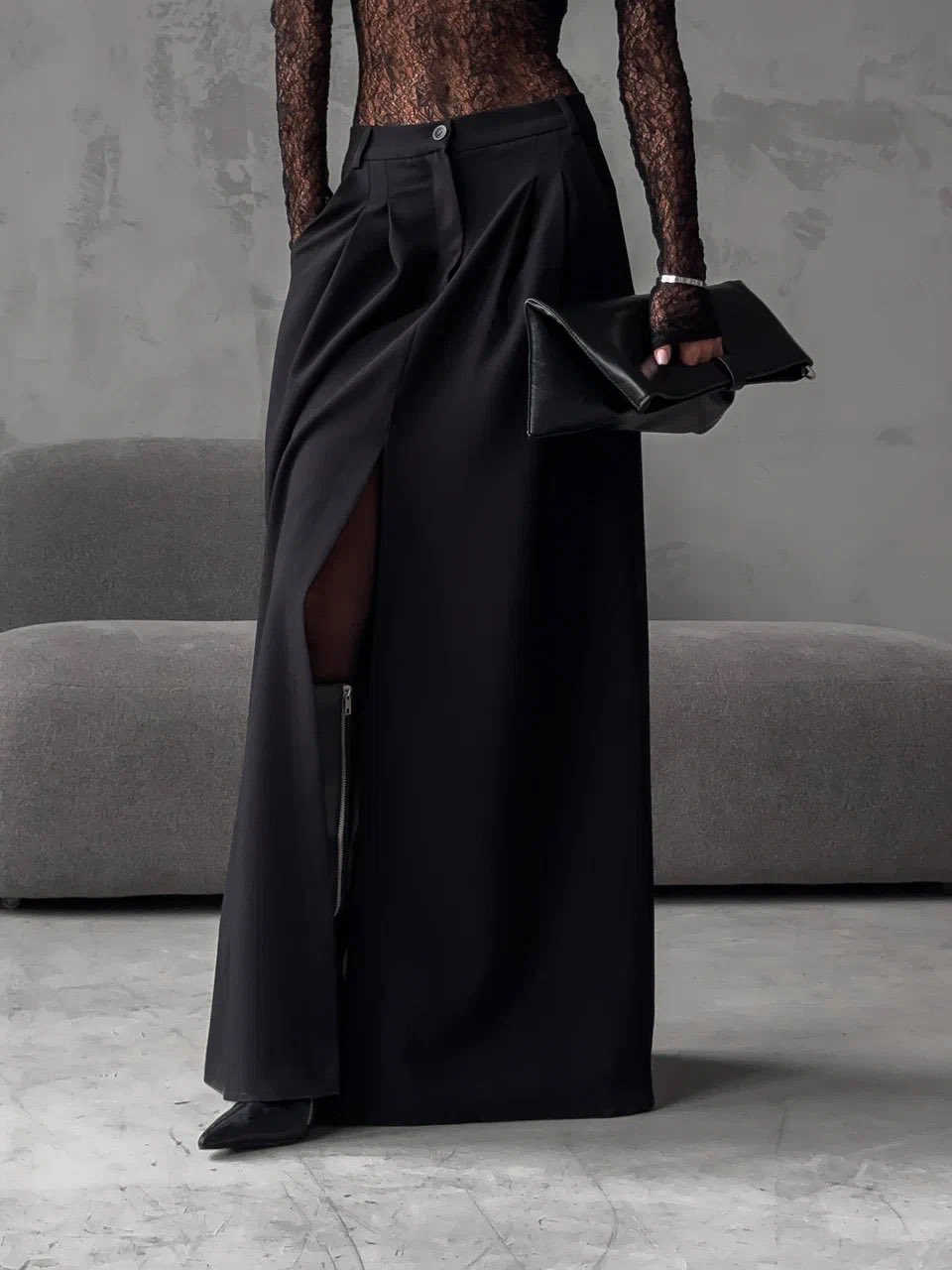 Lioréa™ | Chique geplooide lange rok