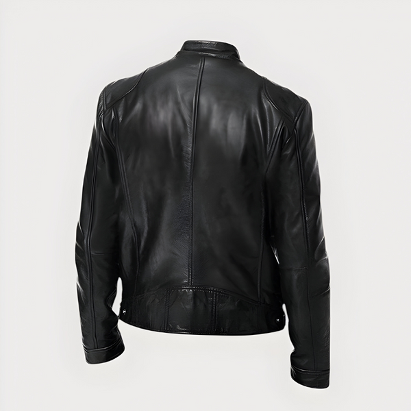 Joren™ | Klassieke bikerjas met rits