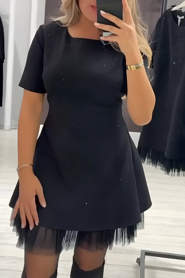 Nani™ | Moderne Sprankelende Mini Jurk