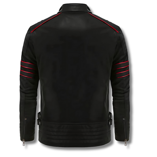 Vig™ | Warme leren bikerjas