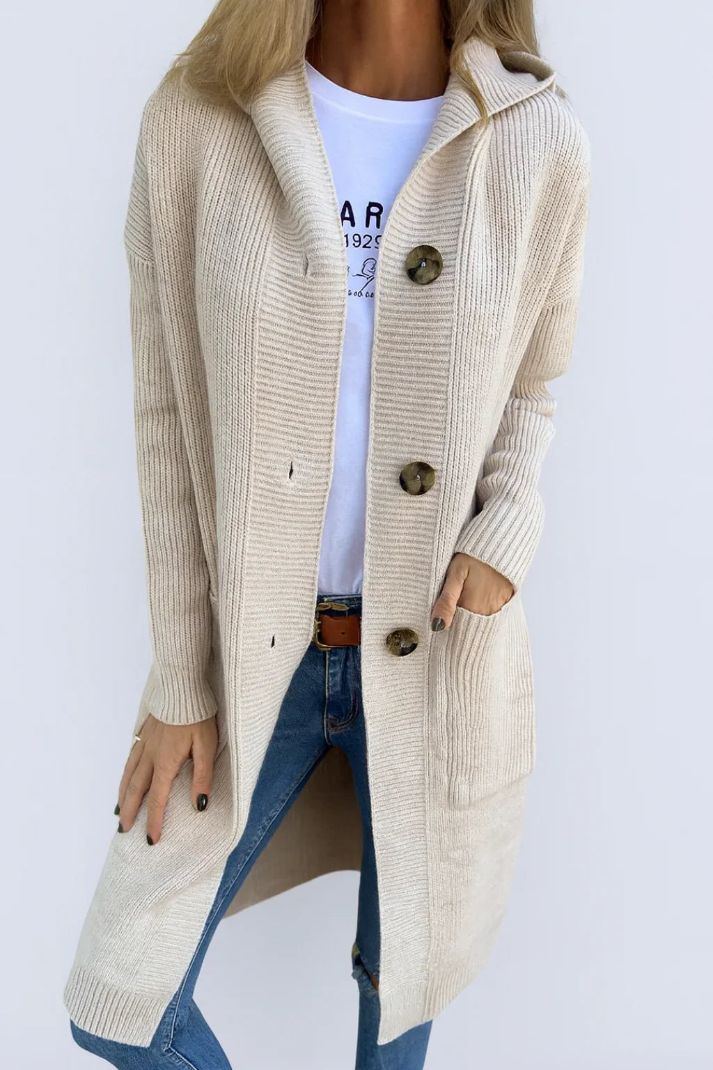 Sola™ | Elegante cardigan met capuchon
