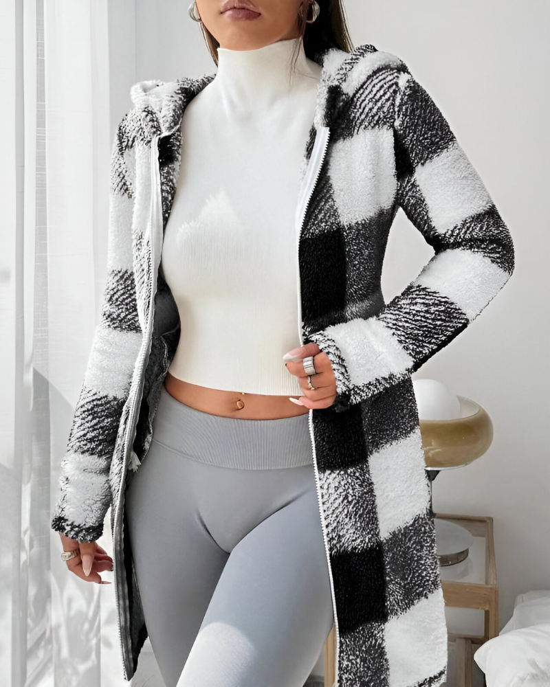 Zari | Moderne Warme Jas met Capuchon