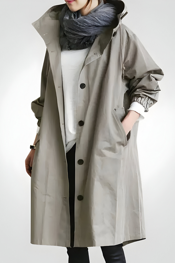 Léa™ | Elegante Herfst Wind- en Regenjas