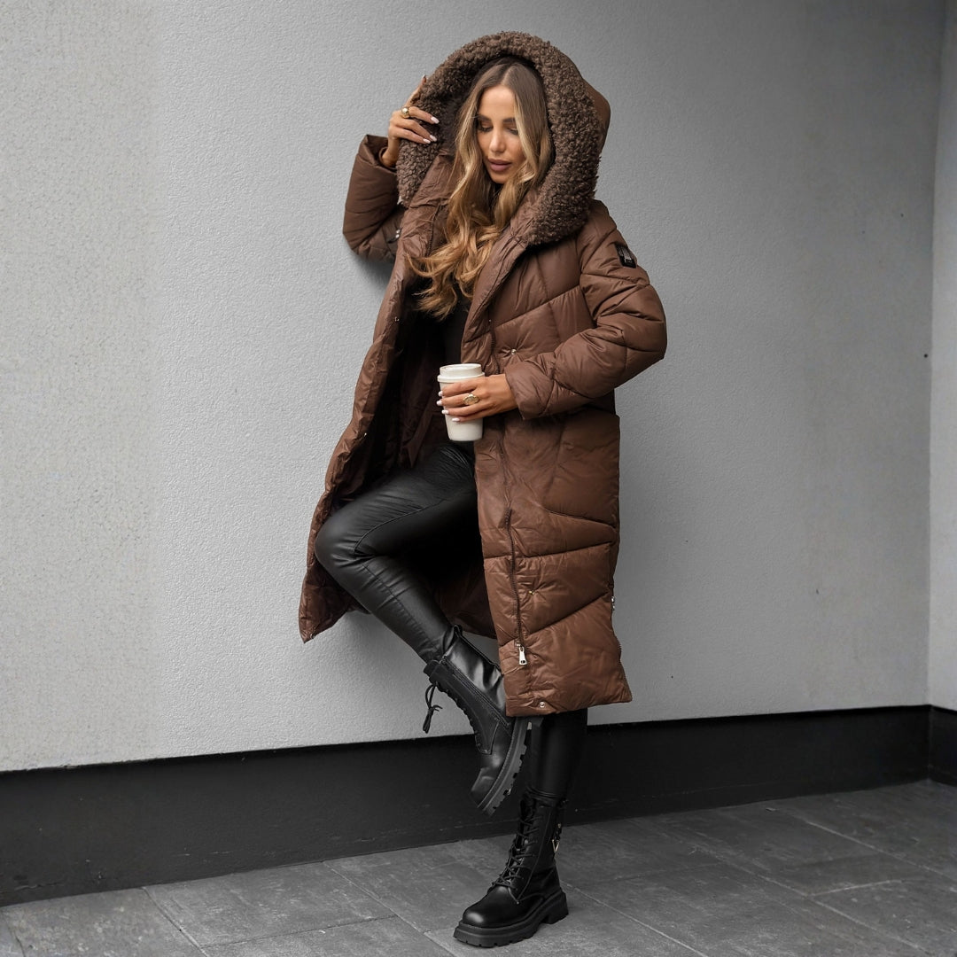 Miloë | Warme Gewatteerde Parka Winterjas