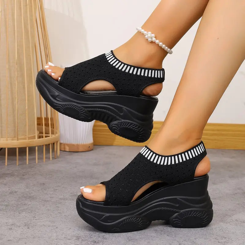 Pia™ | Comfortabele Platform Sandalen met Ondersteunend Voetbed