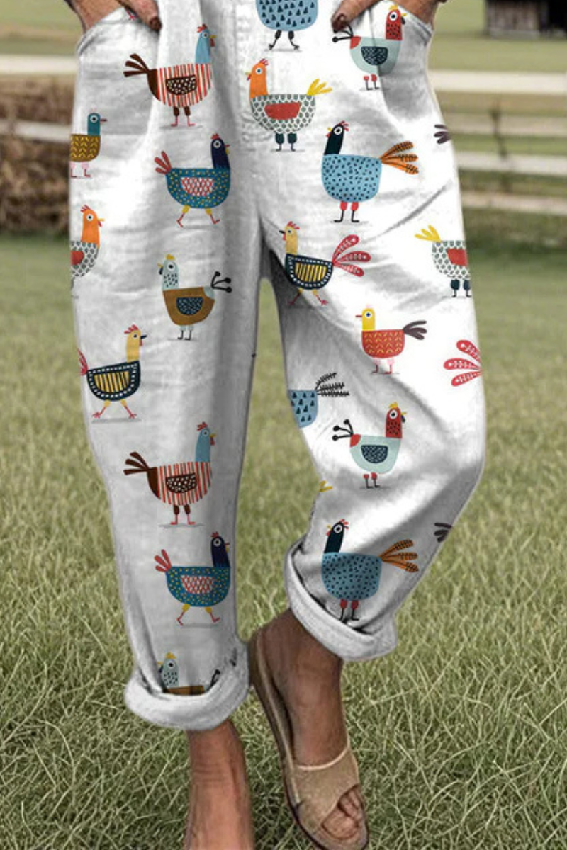 Romi | Moderne Relaxte Jumpsuit Met Print