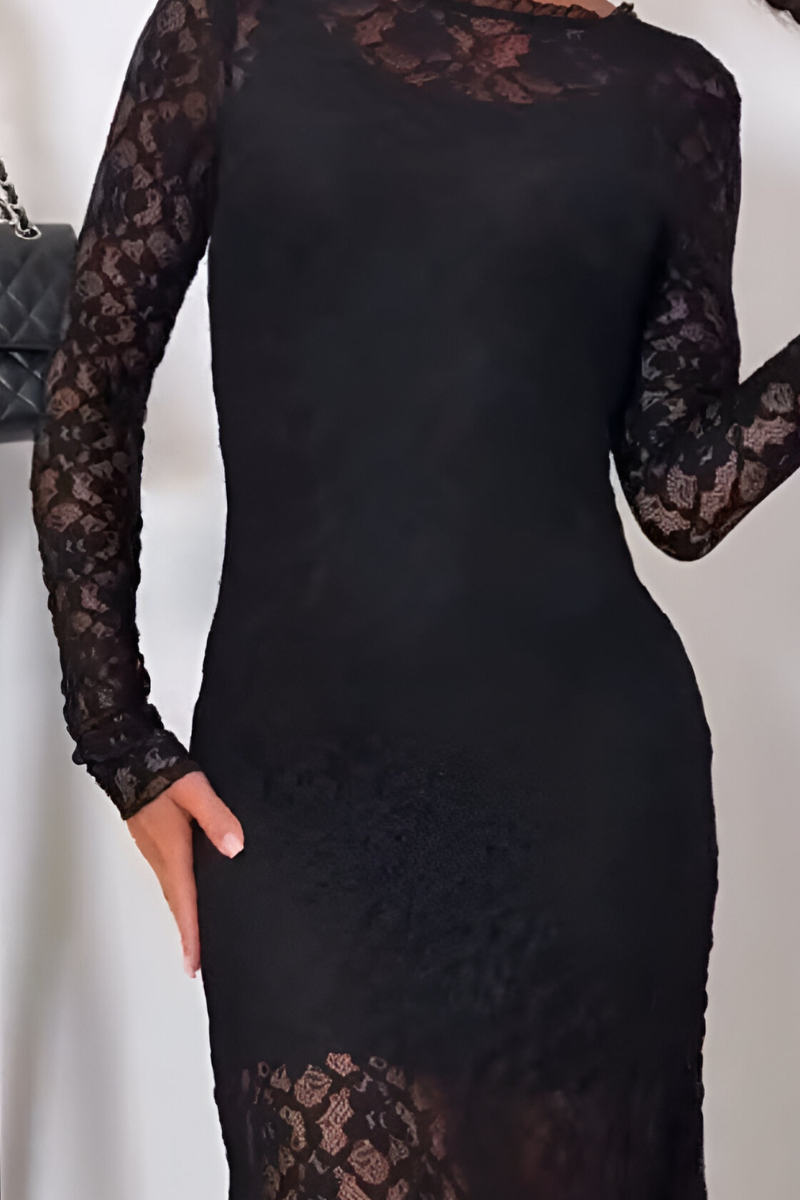 Rona | Elegante Kant Maxijurk