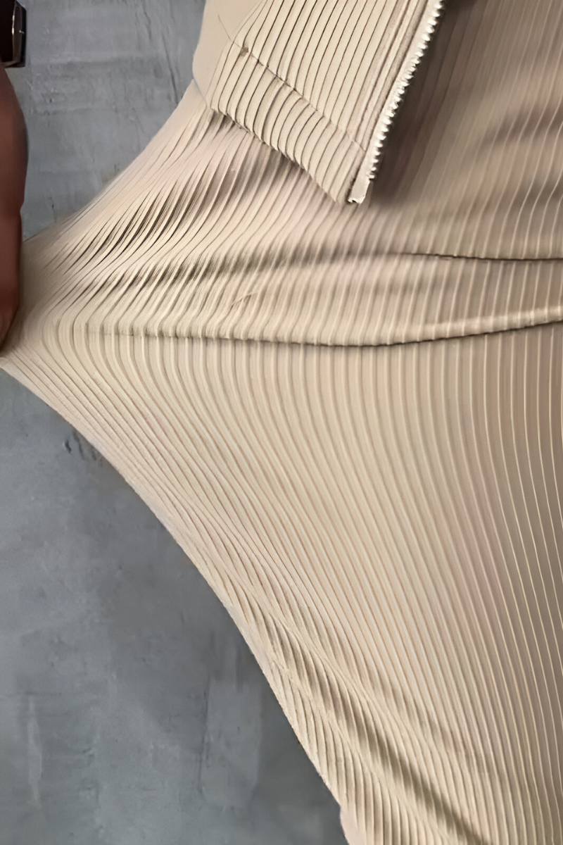 Nilo | Casual Geribde Matching Set