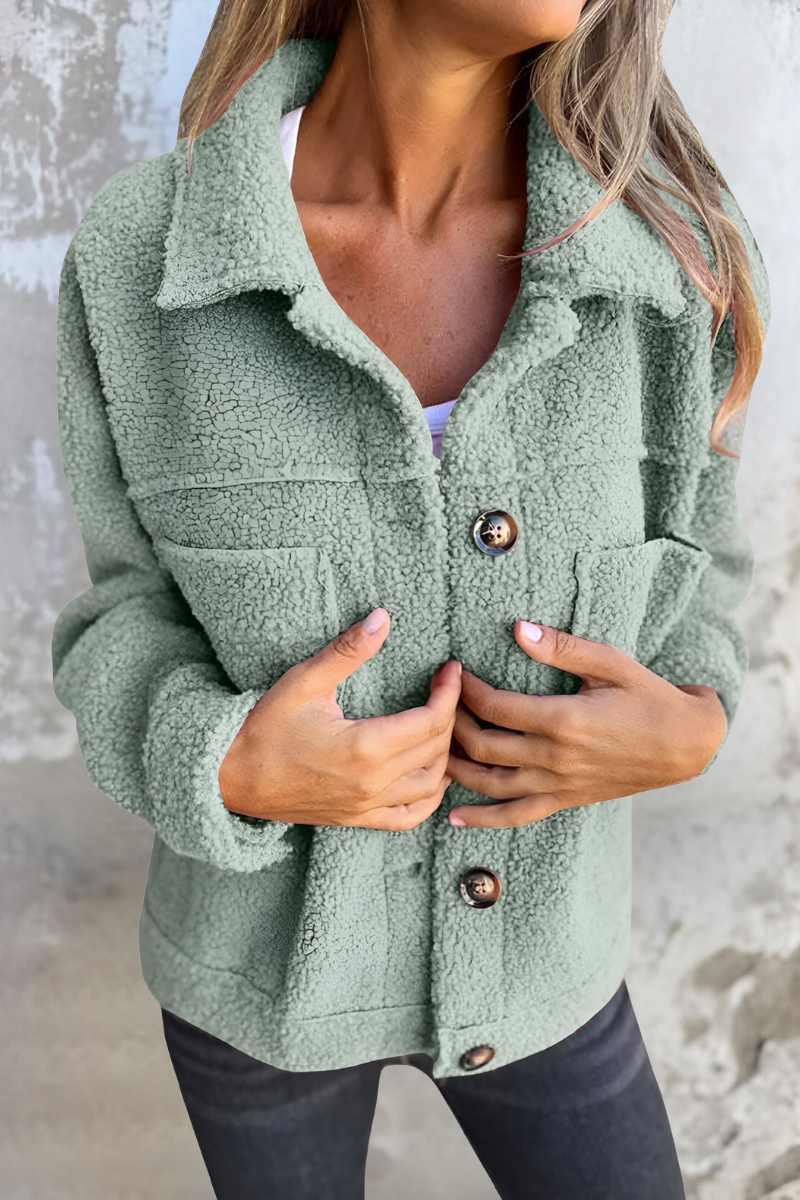 Rina | Warme casual teddy jas