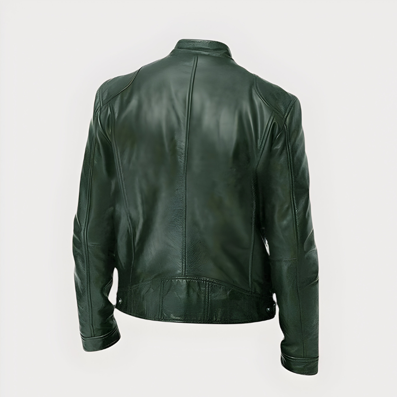 Joren™ | Klassieke bikerjas met rits