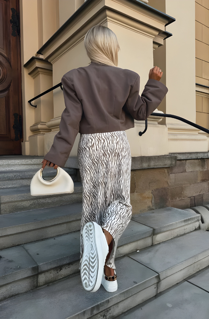 Debbie | Dierenprint Midi Rok