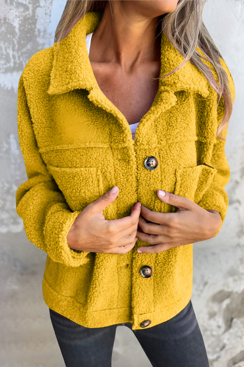 Rina | Warme casual teddy jas
