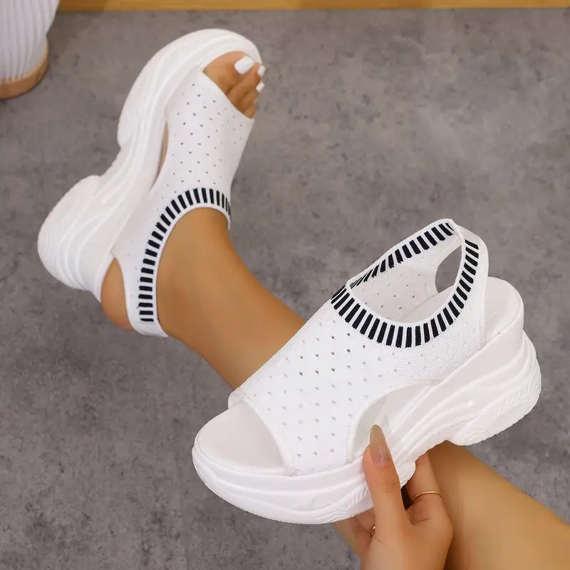 Pia™ | Comfortabele Platform Sandalen met Ondersteunend Voetbed