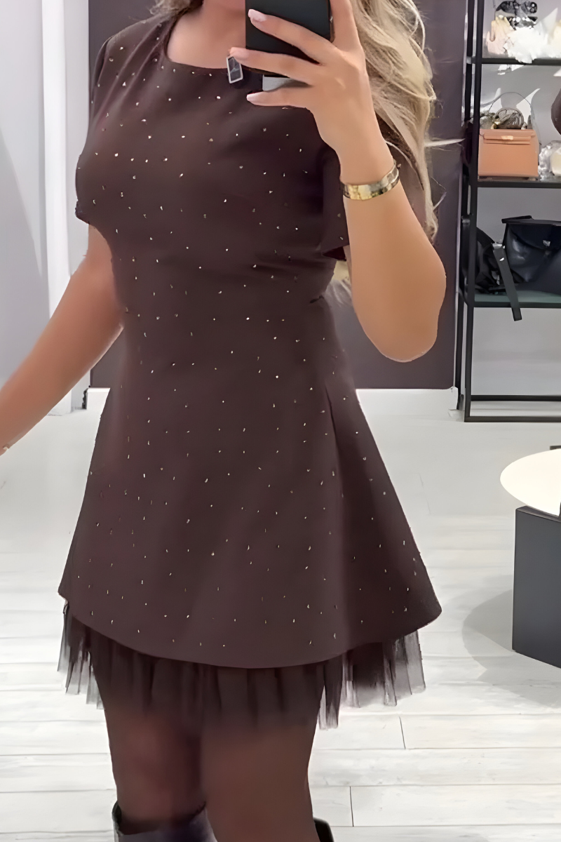 Nani™ | Moderne Sprankelende Mini Jurk