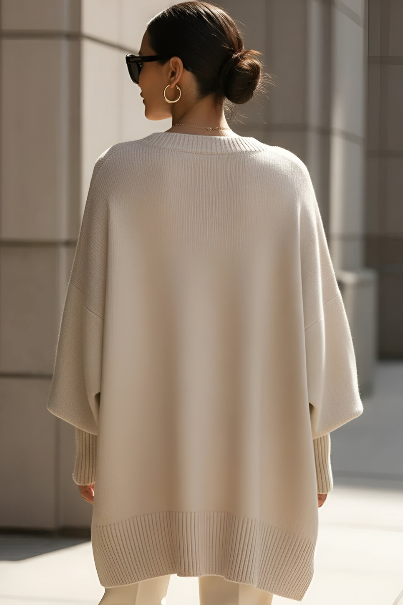 Nari | Elegante Oversized Gebreide Trui