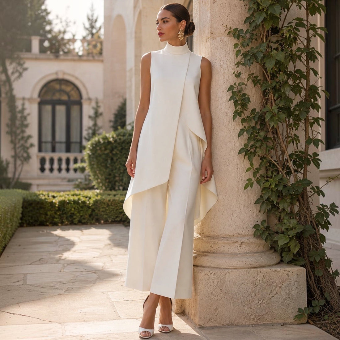 Yvonne | Elegante Mouwloze 2-Delige Set