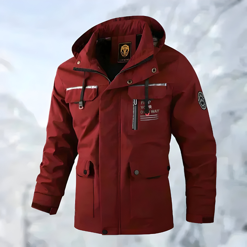 Enzo™ | Stijlvolle outdoor jas met meerdere zakken