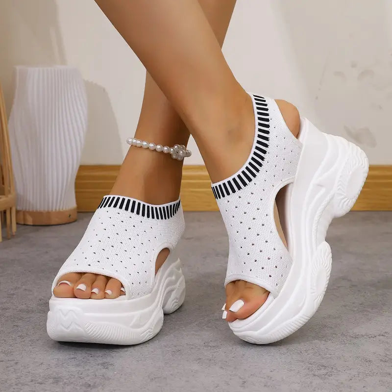 Pia™ | Comfortabele Platform Sandalen met Ondersteunend Voetbed