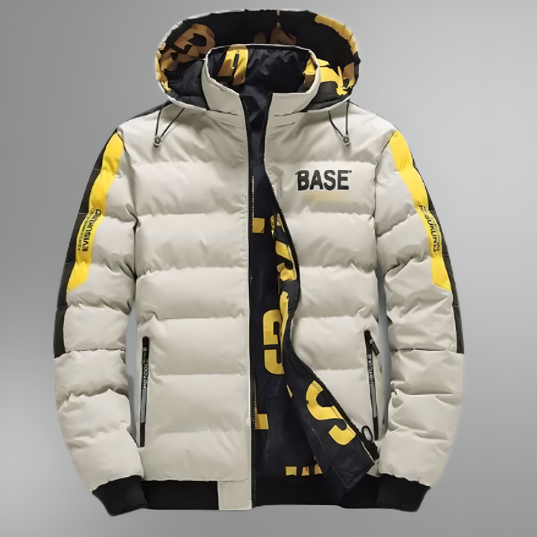 Tomas | Trendy warme pufferjas met capuchon