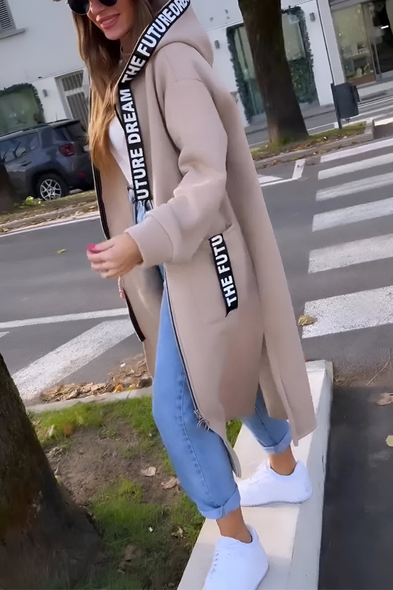 Elva™ | Casual oversized hoodie met ritssluiting