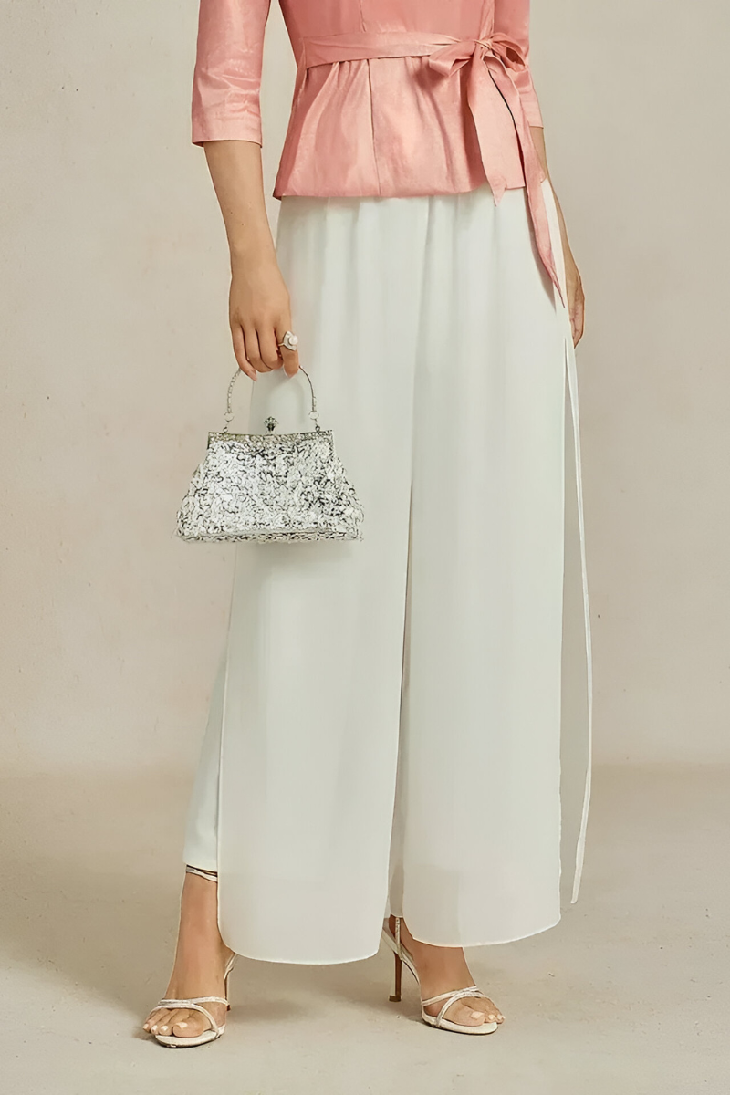 Keva | Elegante Soepelvallende Wijde Broek
