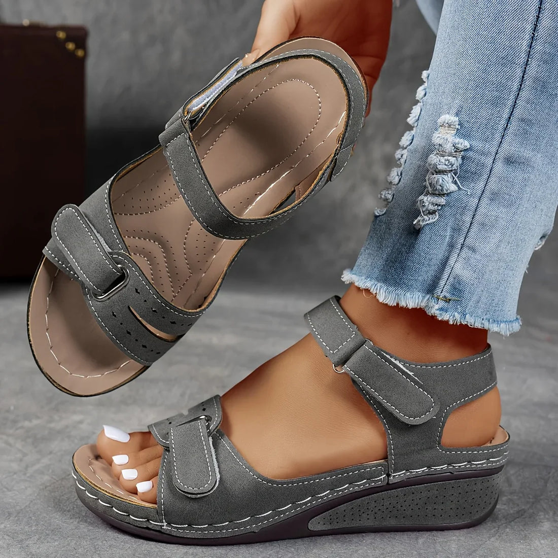 Reni™ | Casual Comfortabele Sandalen met Ondersteunend Voetbed