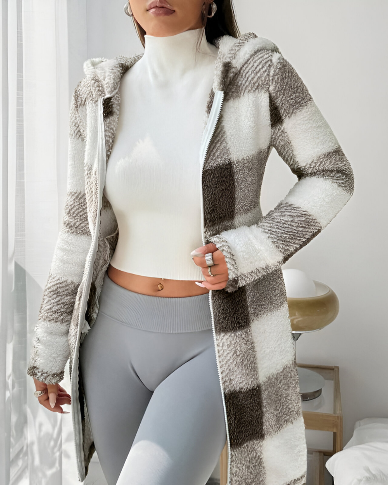 Zari | Moderne Warme Jas met Capuchon