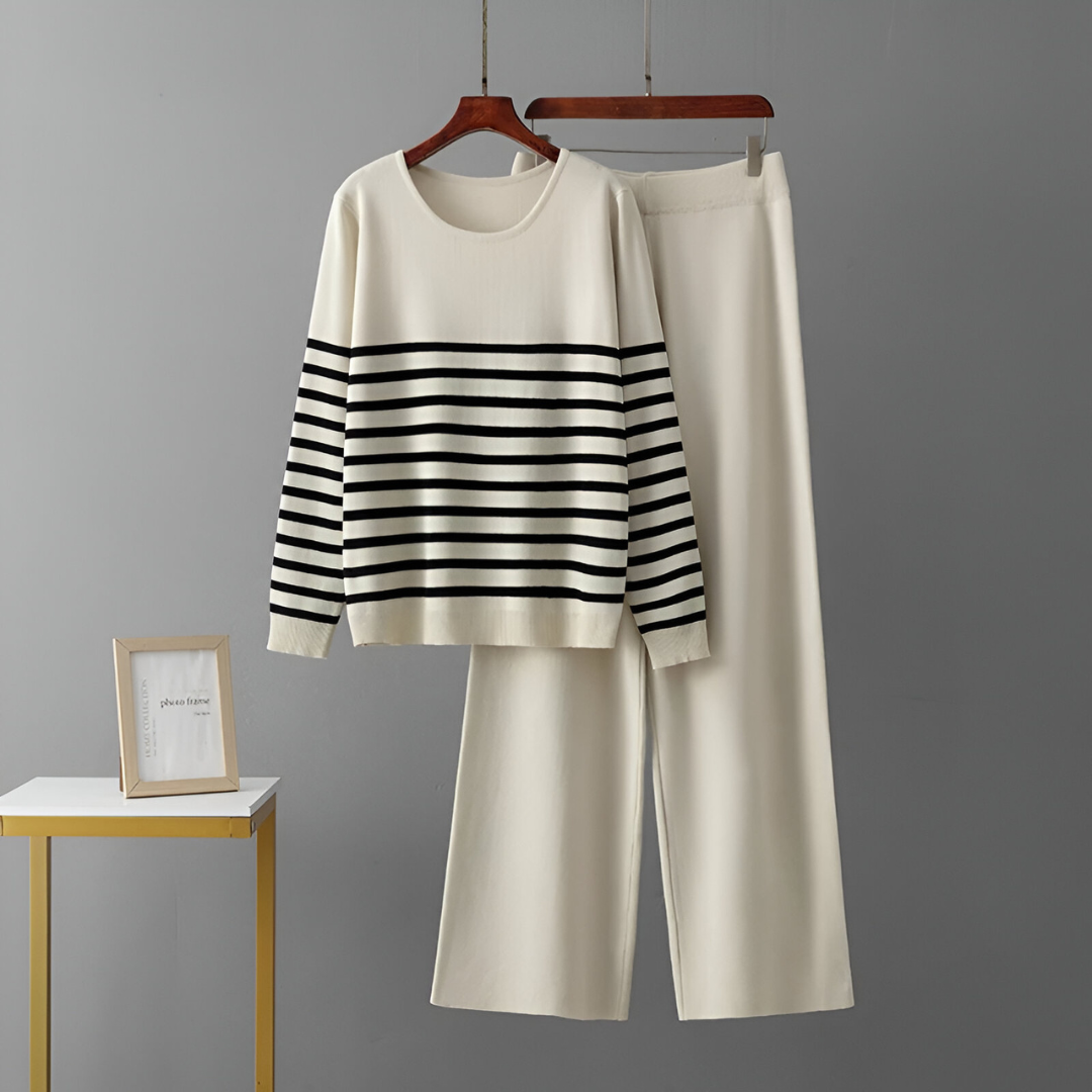 Mila™ | Moderne gebreide tweedelige set