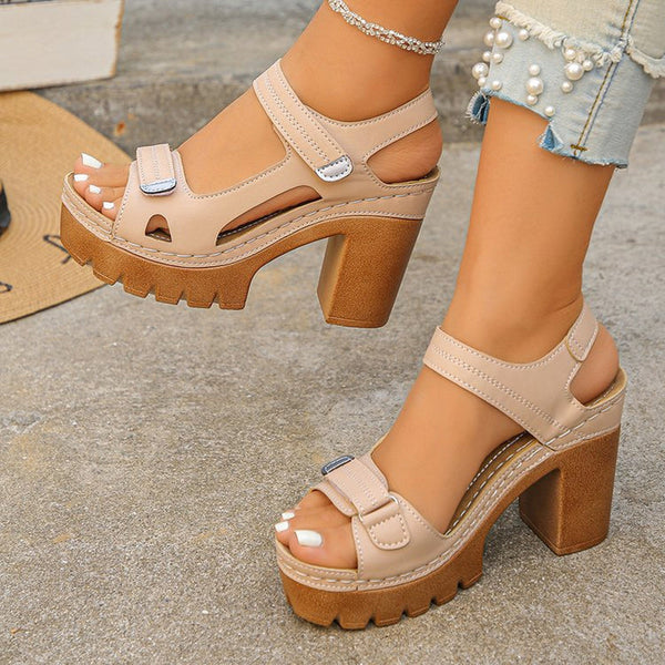 Nola | Comfortabele Platform Sandalen met Ondersteunend Voetbed