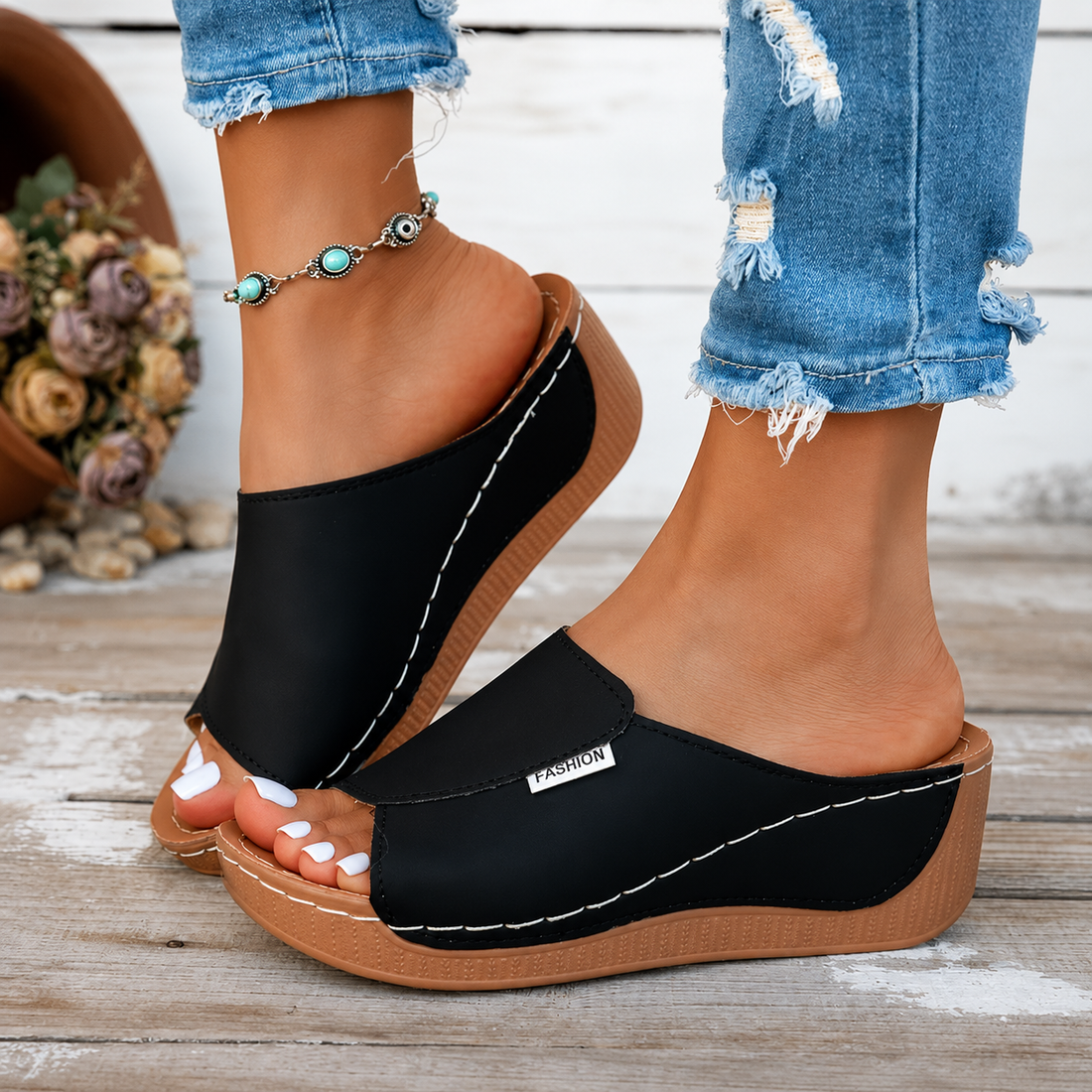 Lily™ | Comfort Sandalen met Ondersteunend Voetbed