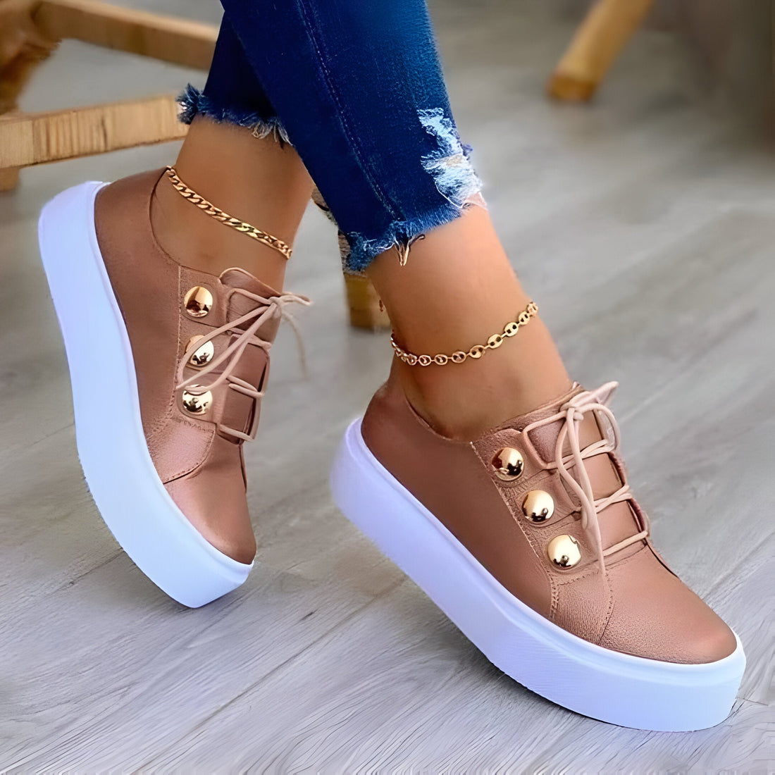 Livia™ | Comfortabele Sneakers met Ondersteunend Voetbed