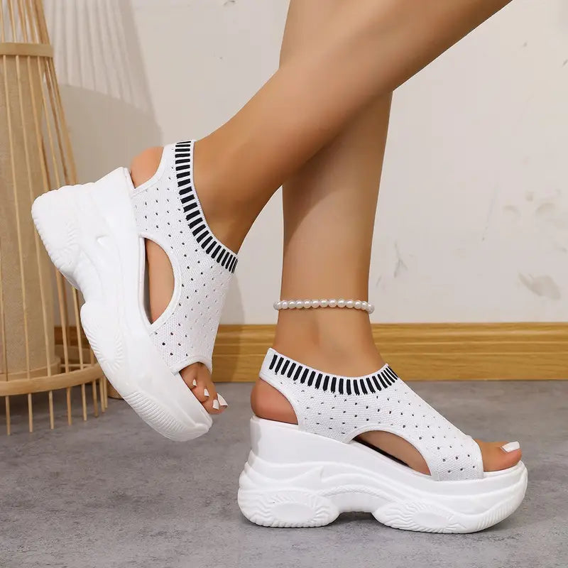 Pia™ | Comfortabele Platform Sandalen met Ondersteunend Voetbed