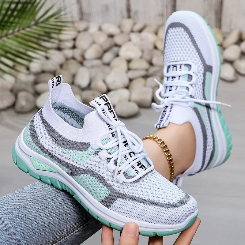 Mika™ | Stijlvolle Ademende Sneakers met Ondersteunend Voetbed